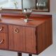 Coiffeuse vintage mid-century en teck (Meredew)