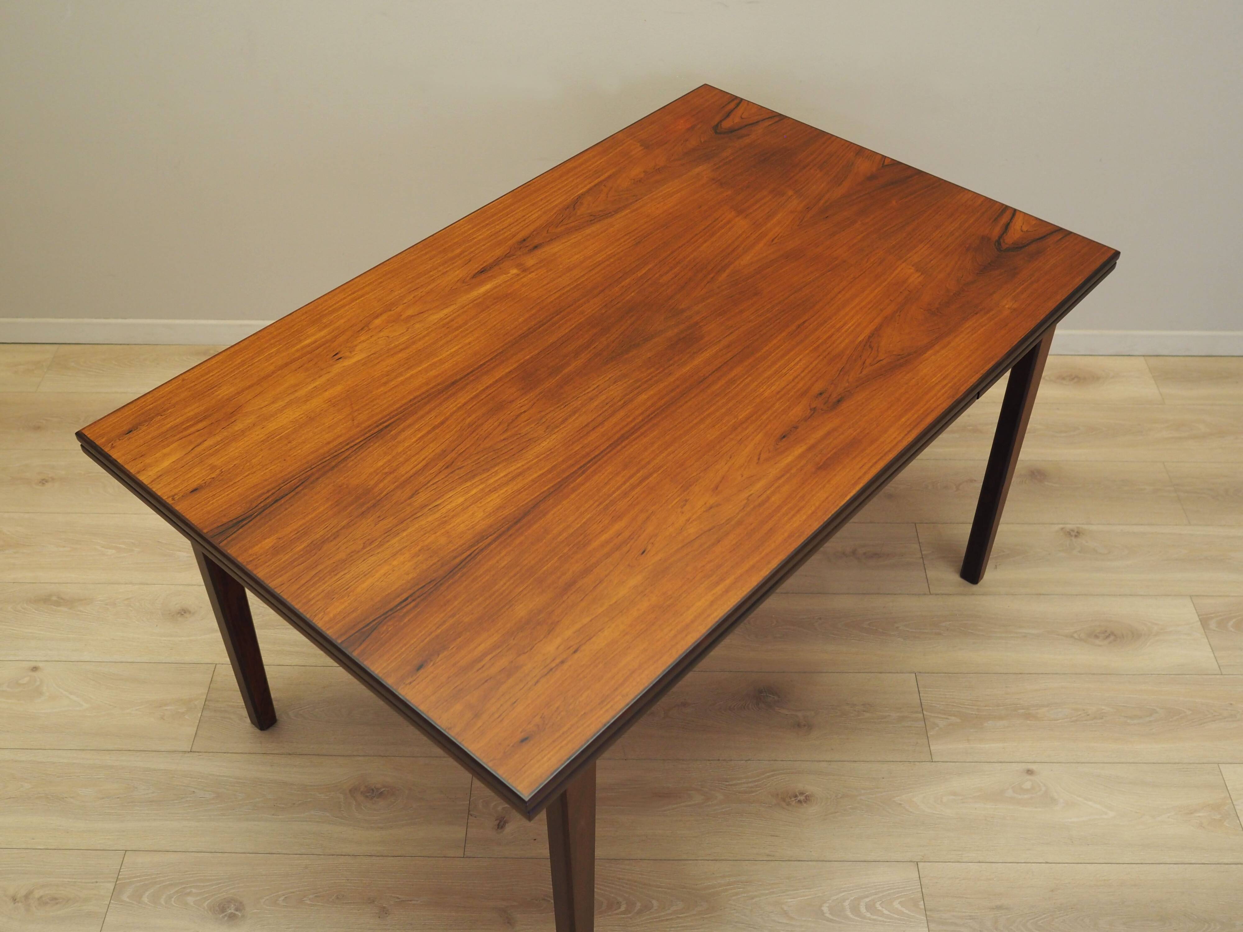 Rosewood table, Danish design, 1970s, production: Denmark