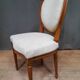 Serie de 6 chaises medaillon style Louis XVI