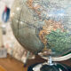 Globe terrestre lumineux Columbus Jordglob, Suède, 1950s