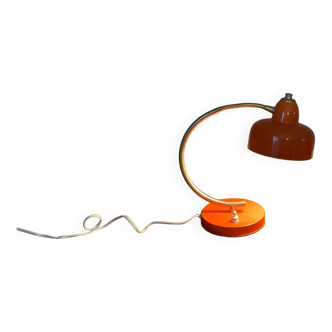 Delmas orange and gold designer lamp