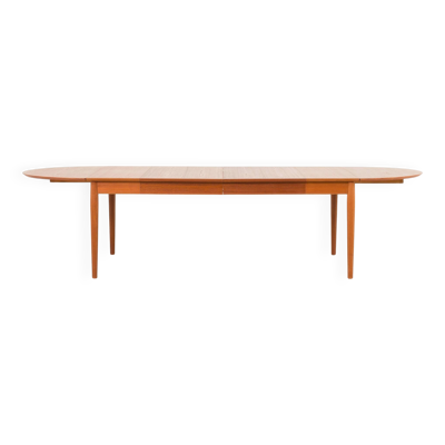 Table à rallonge extra longue en teck Arne Vodder 290 cm, pour Sibast, Danemark 1960