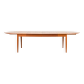 Table à rallonge extra longue en teck Arne Vodder 290 cm, pour Sibast, Danemark 1960