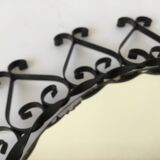 Wrought iron mirror