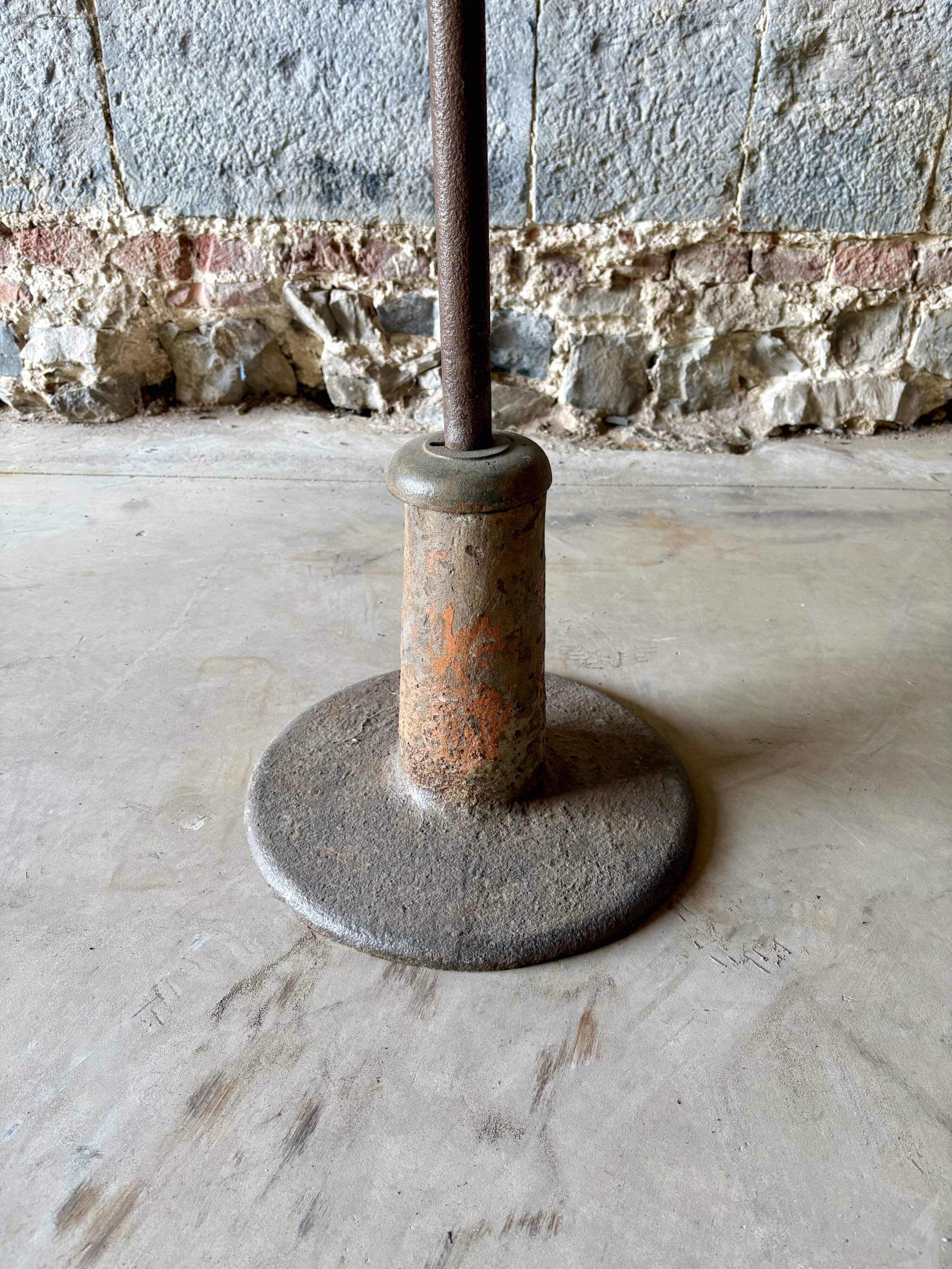 Pair of vintage industrial metal tables – workshop spirit
