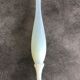 Vase soliflore vintage tulip glass opaline shades and white reflections