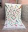 Handmade Berber wool rug: Moroccan Azilal style, colorful patterns