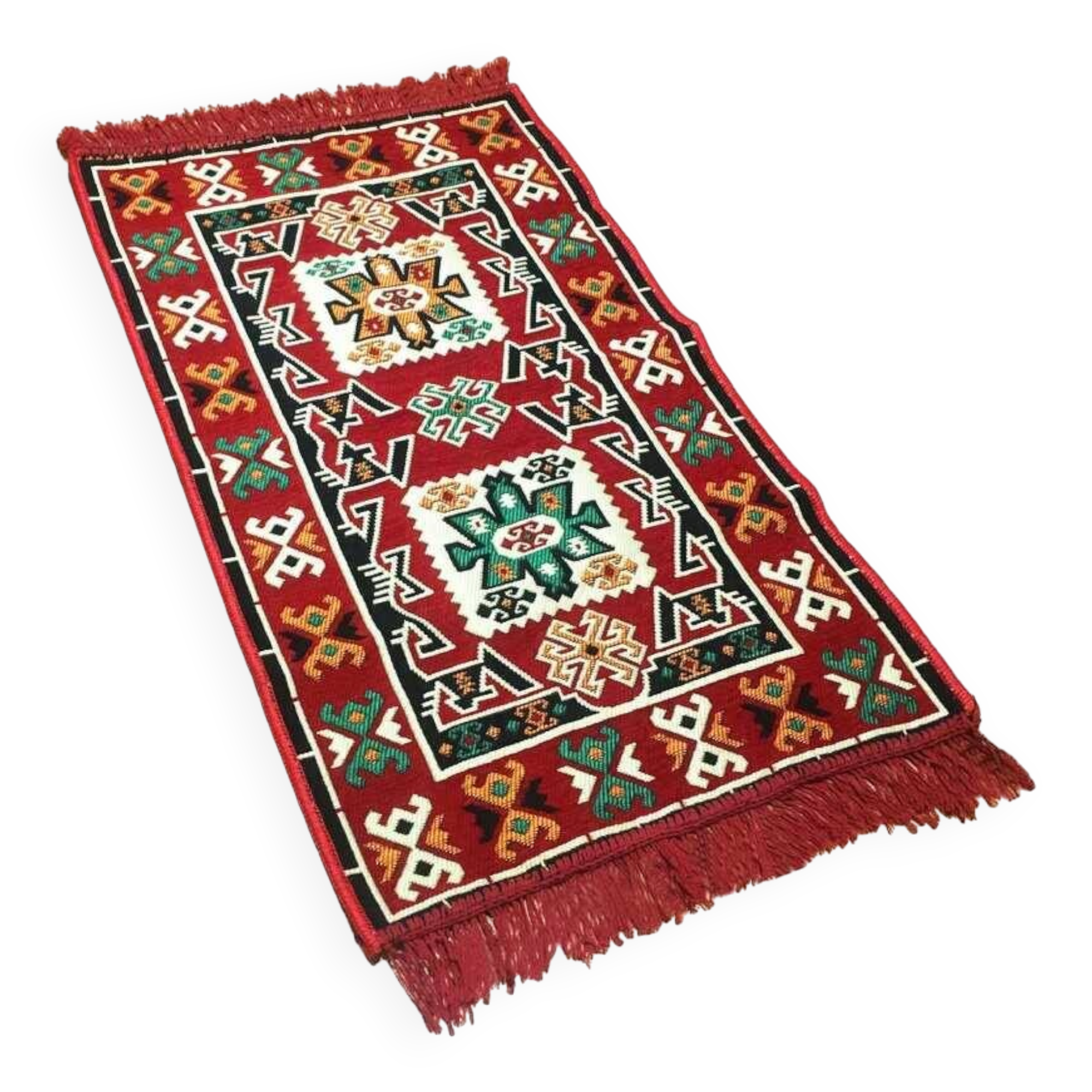 Oriental Anatolian Rug, Red Anatolian Rug 70x190cm