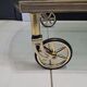 Vintage trolley in gilded and silvered bronze