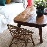 Small rattan armchair for children