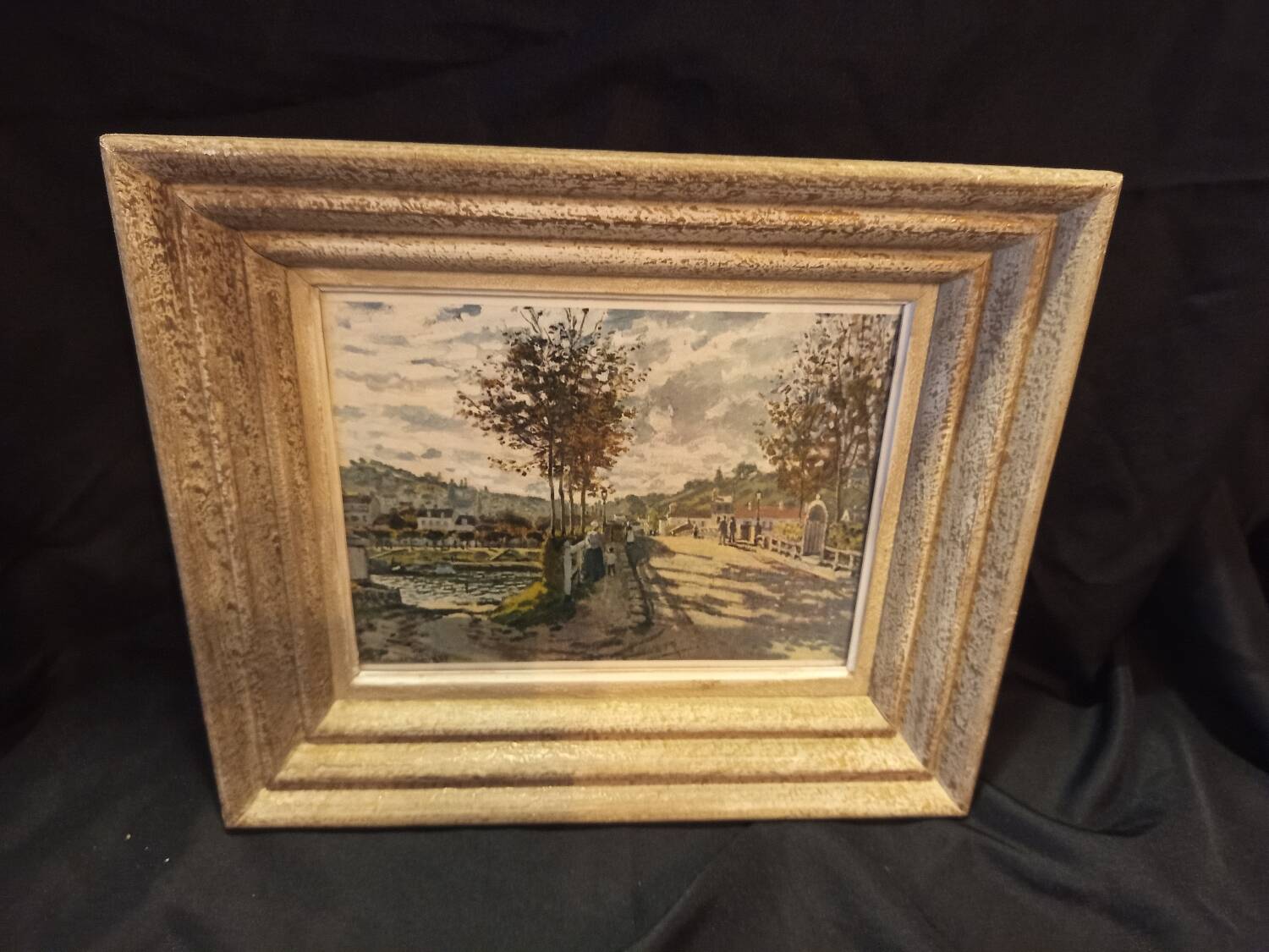 Framed Reproduction after Claude Monet – “Riverside Landscape”