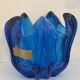 Vintage Cobalt Blue Glass Vase – Edelweiss by J acquin, 1960s