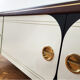 Vintage mid-century modern sideboard with rounded sides, germany 1960s
