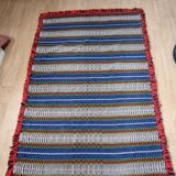 Large hand-woven rug