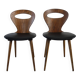 2 chaises Baumann modèle fourmi, années 50-60