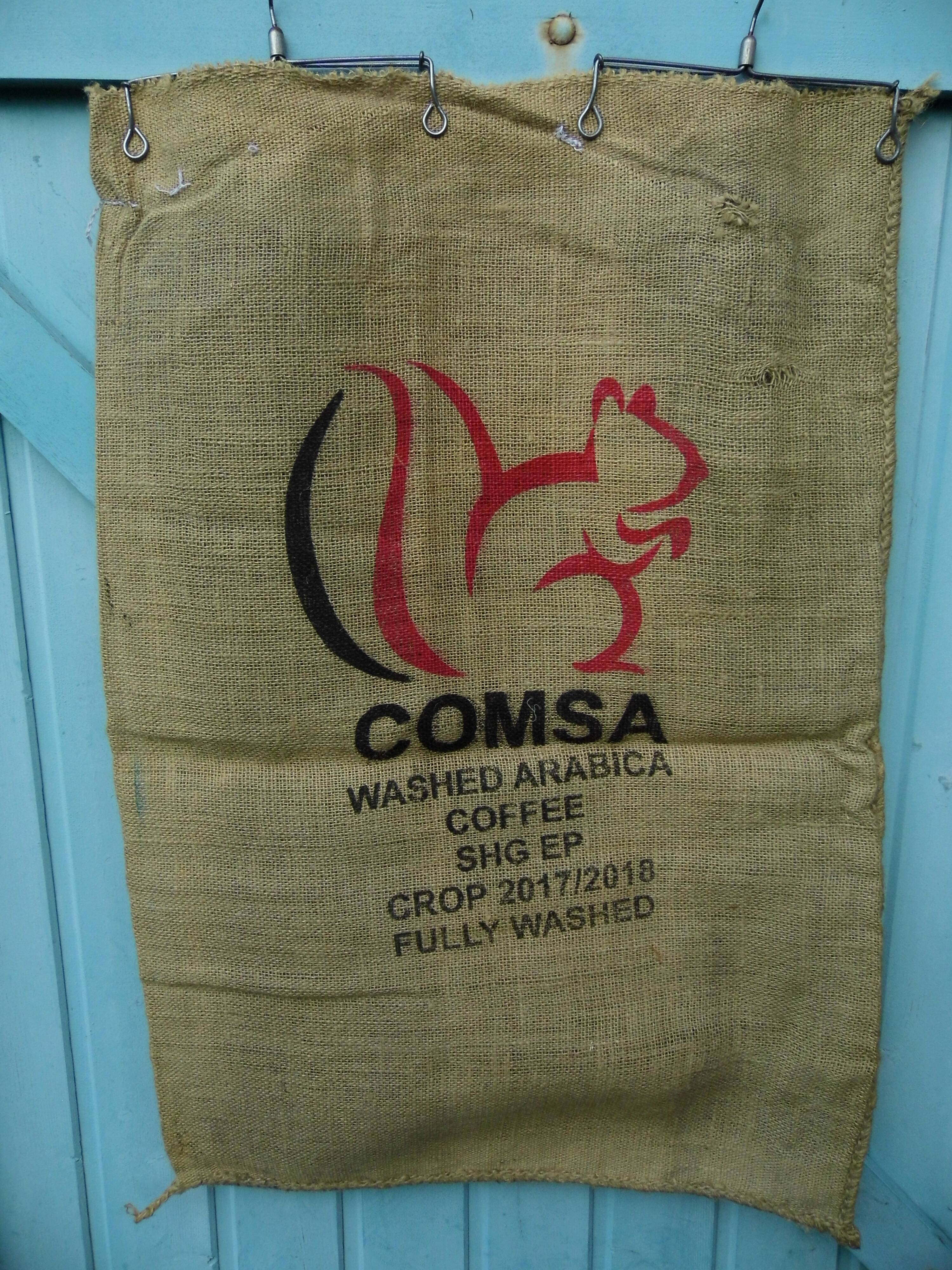 Cafe sac, honduras, burlap