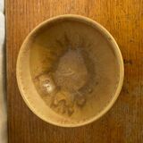 Set of 6 vintage rhodaceram ceramic bowls, beige and brown