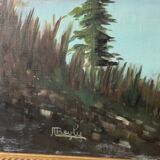 Large 20th century oil on canvas signed J. Beyly