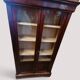 Mahogany veneer display cabinet from the 19th century - Louis Philippe style