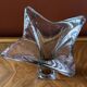 Smoky crystal designer vase, Murano Sommerso style, vintage, 1970s