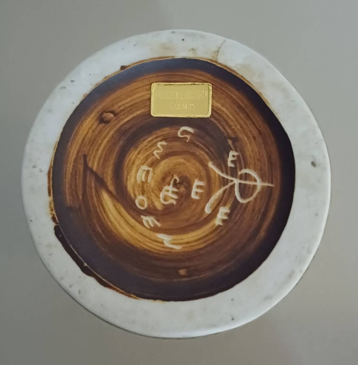 Vase en grès Rörstrand – Carl-Harry Stålhane – Suède, années 1950