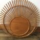 Rattan sun mirror