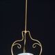 Rare et élégante suspension en verre de Murano Venini Reticello, années 1950