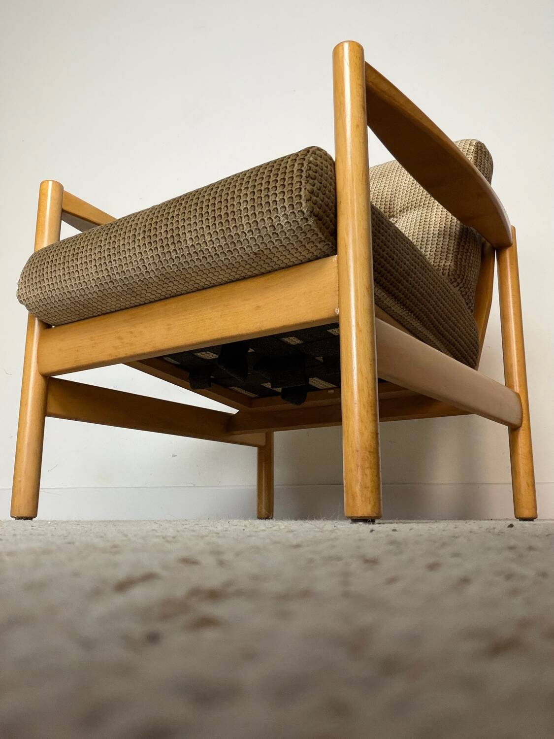D-Bed sofa and two vintage armchairs from the 70s/80s.