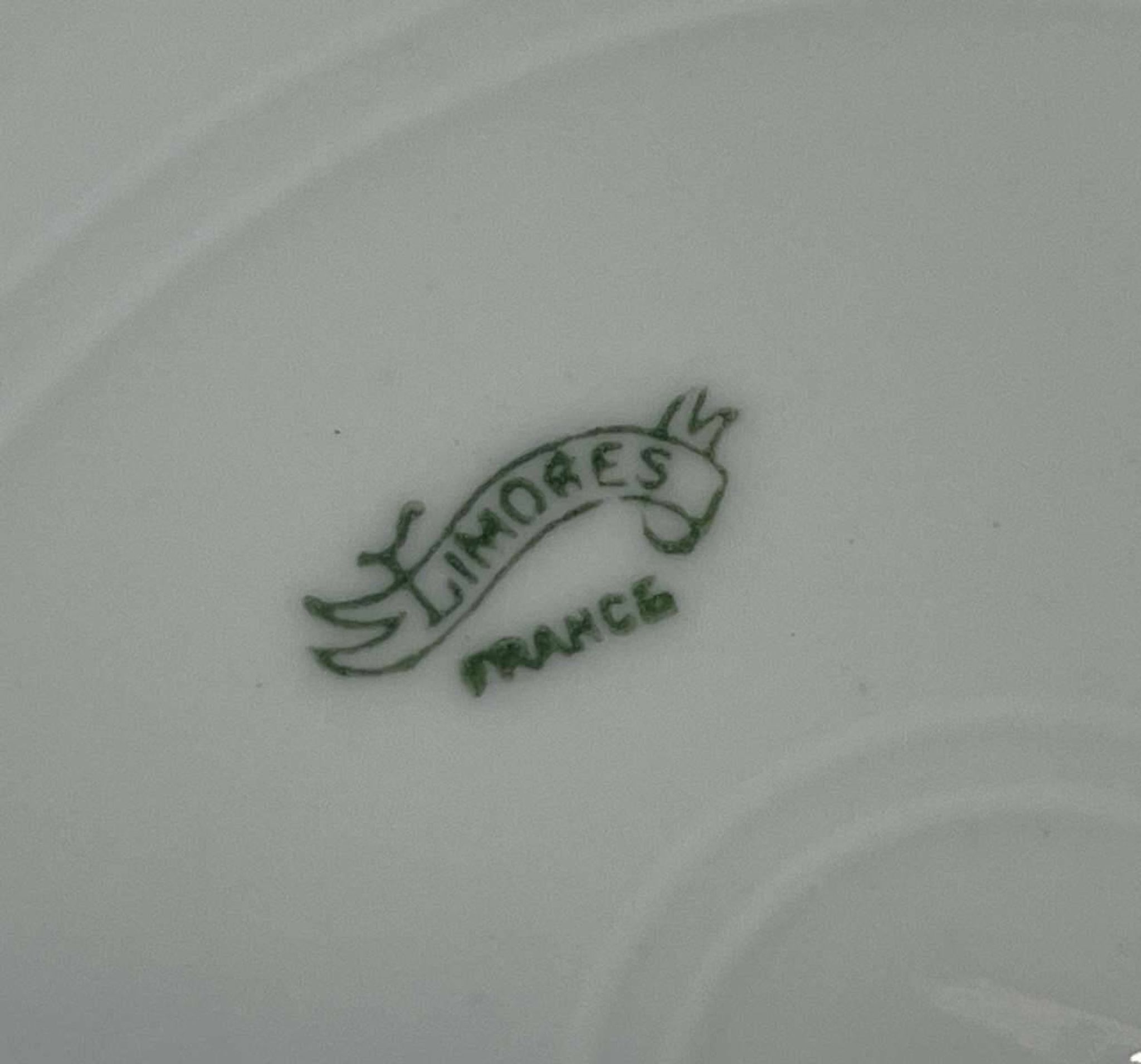 1950s Limoges Porcelain Floral Dinner Service - 31 Pieces