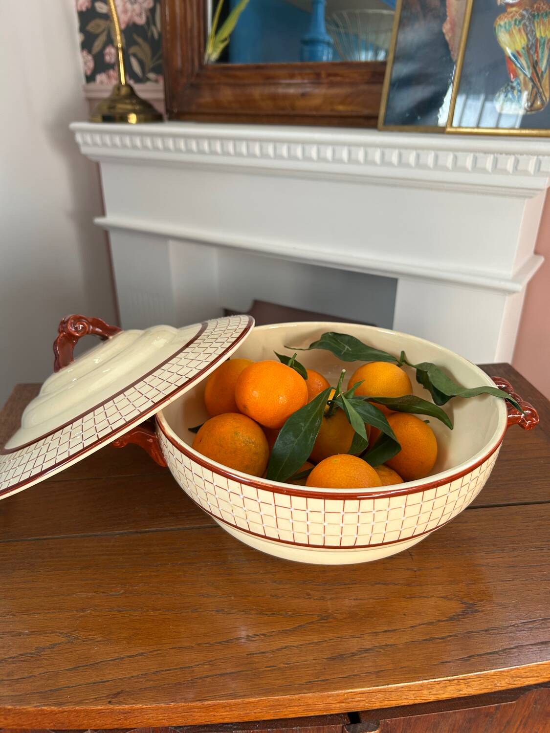 Colmar Longchamp earthenware soup tureen