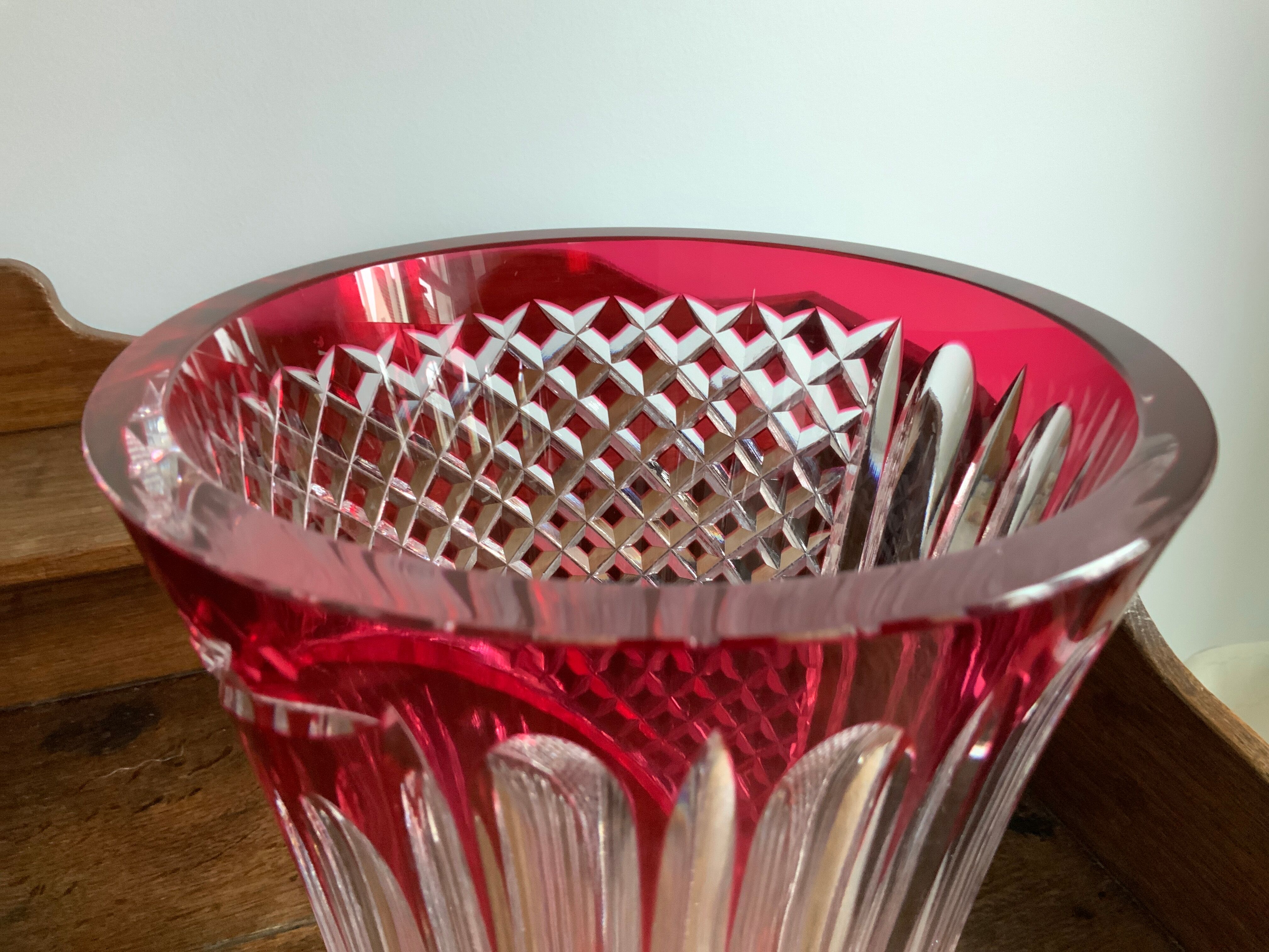 Lorraine crystal vase