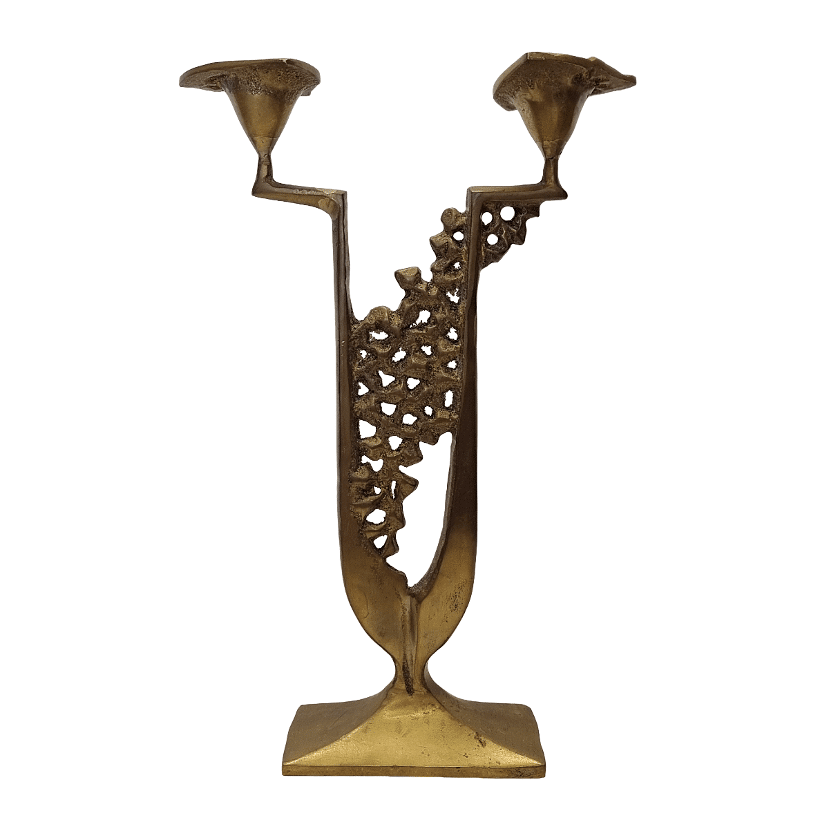 Vintage Brutalist Candlestick By Horst Dalbeck, 1960/70s