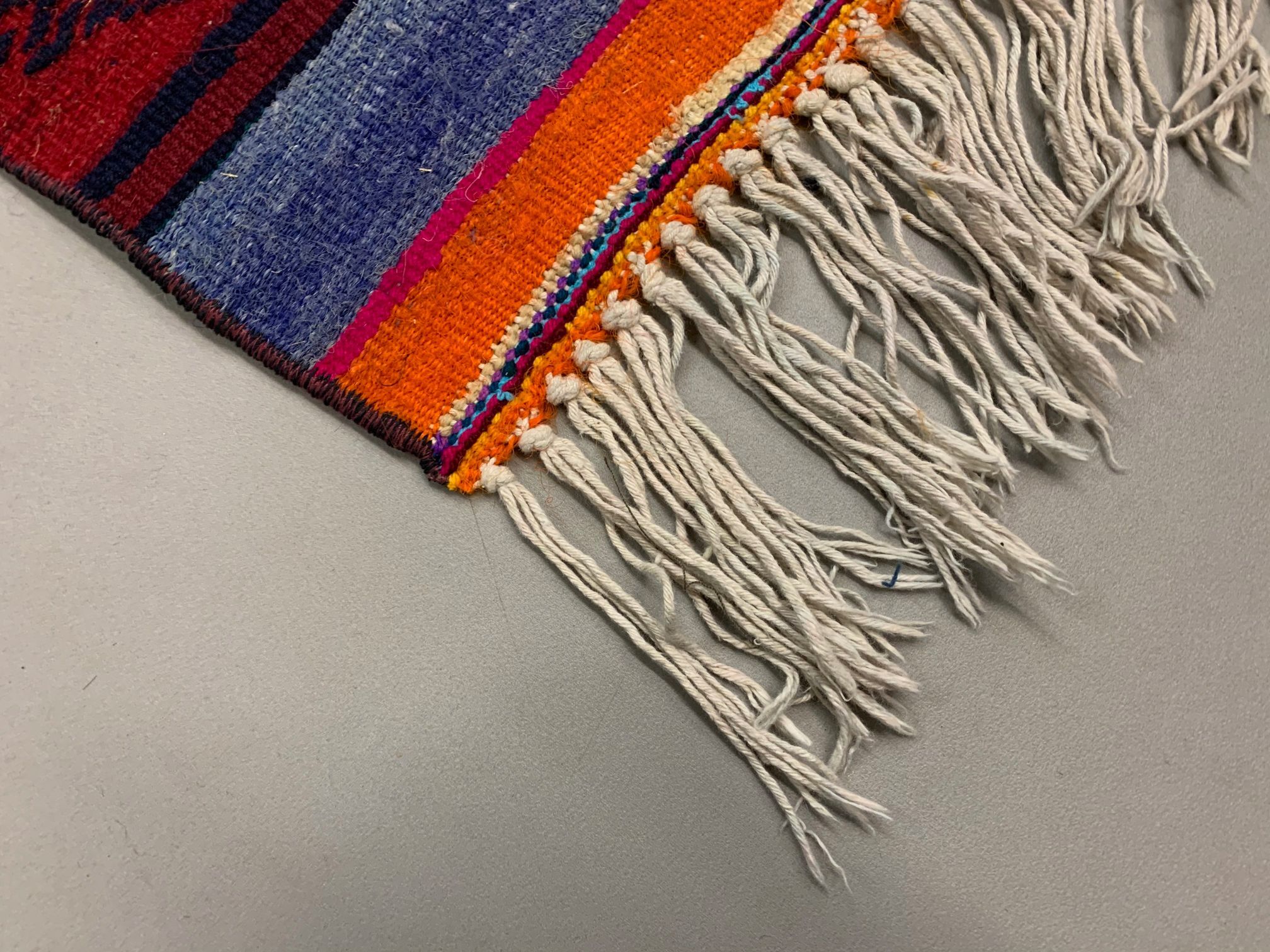 Old Turkish narrow Kilim Runner 250x45 cm, shabby chic, vintage kelim Colourful