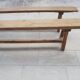 Paire de bancs de ferme 2m50