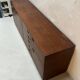Vintage Italian Sideboard, Mid-Century Modern Wood Cabinet with Lockers 1960's