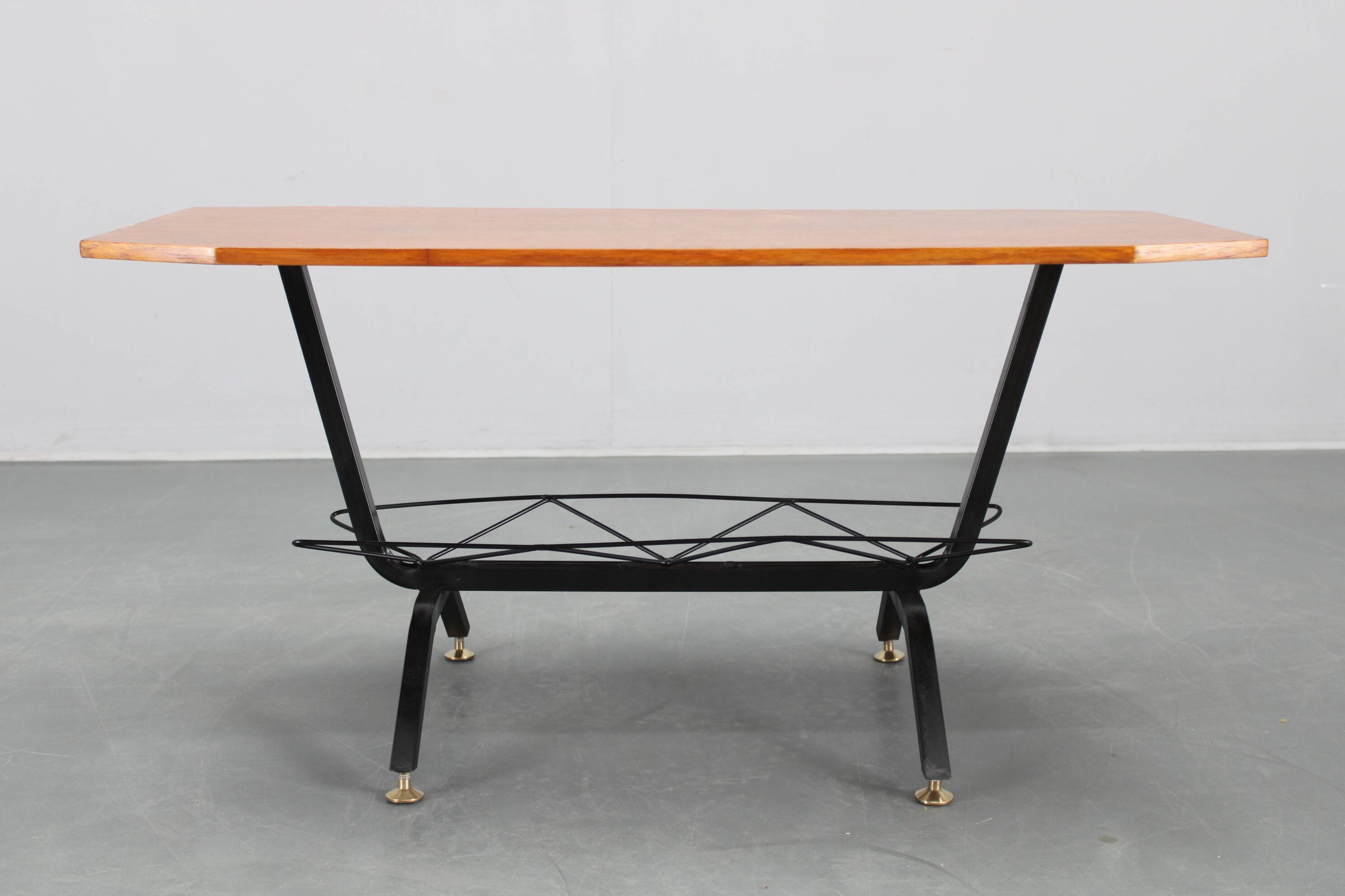 1960s Italian teak coffee or side table