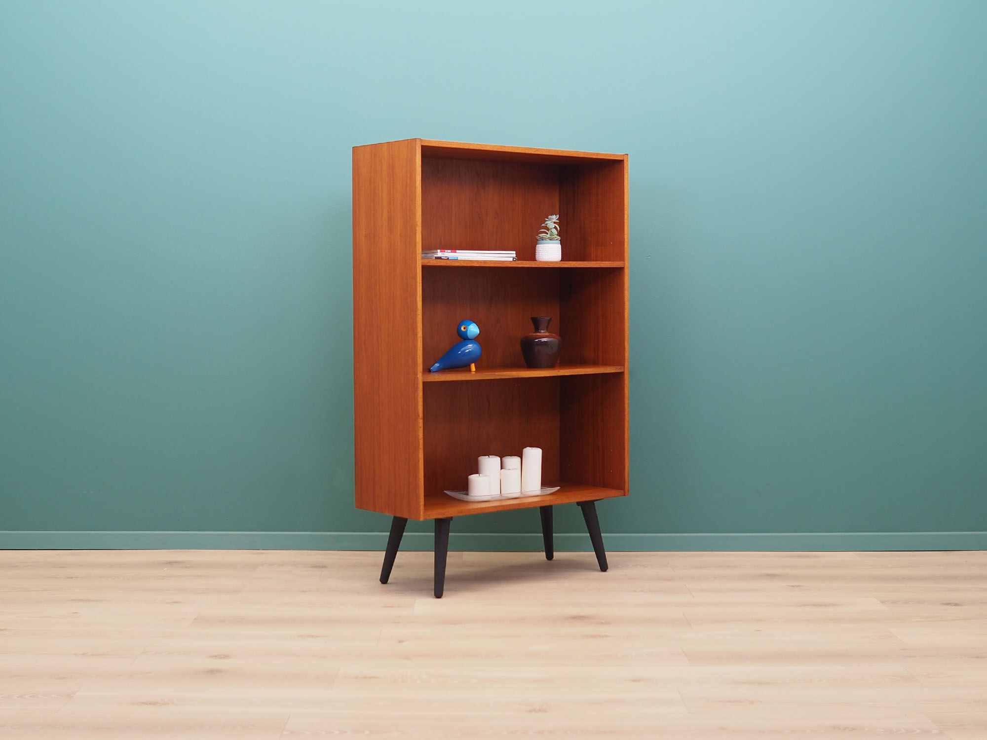 Teak bookcase, Danish design, 1970s, production: Denmark