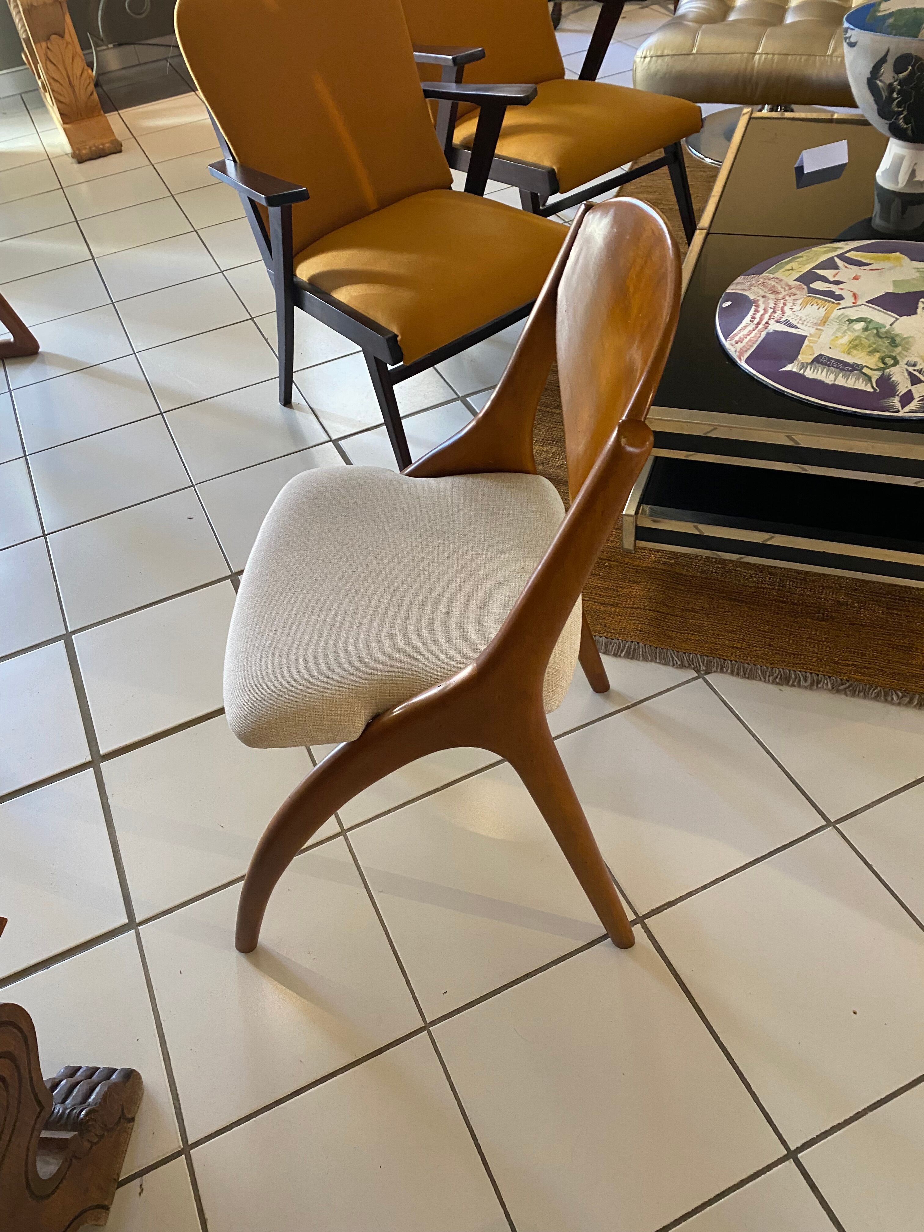 Scandinavian fabric chair