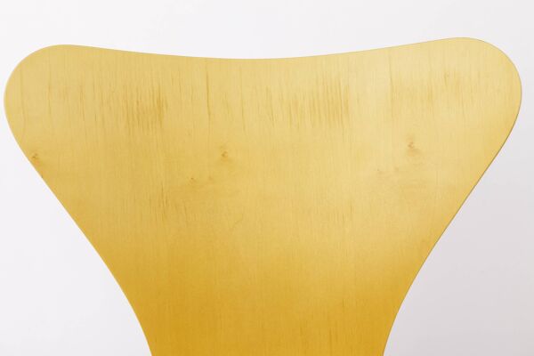 Chaise Arne Jacobsen 3107 (Série 7), Coquille en hêtre, Pieds en chrome, Danois