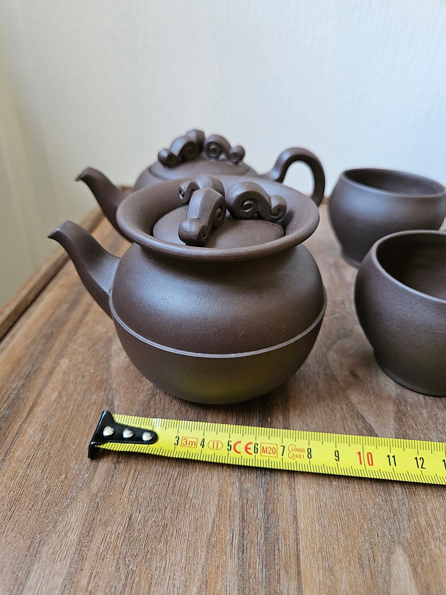 Yixing clay tea set