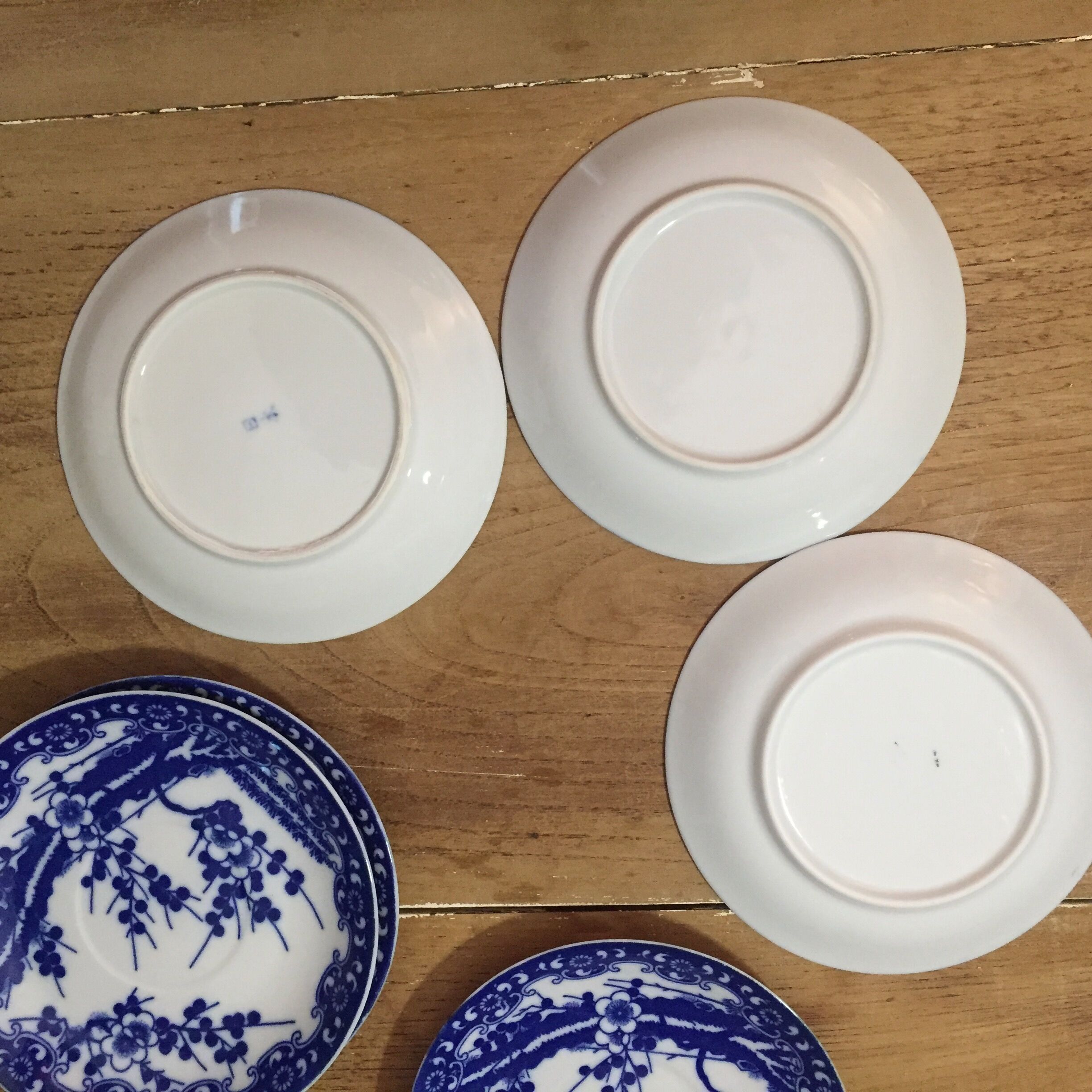 11 Cobalt blue bread plates