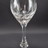 Service of 6 wine glasses and crystal carafe crystal workshop