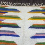 Handmade artisan rug in ochre, size 1.5/2.5 m.