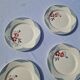 Set of 8 Flat Plates Barfleur Model Sarreguemines Manufacture