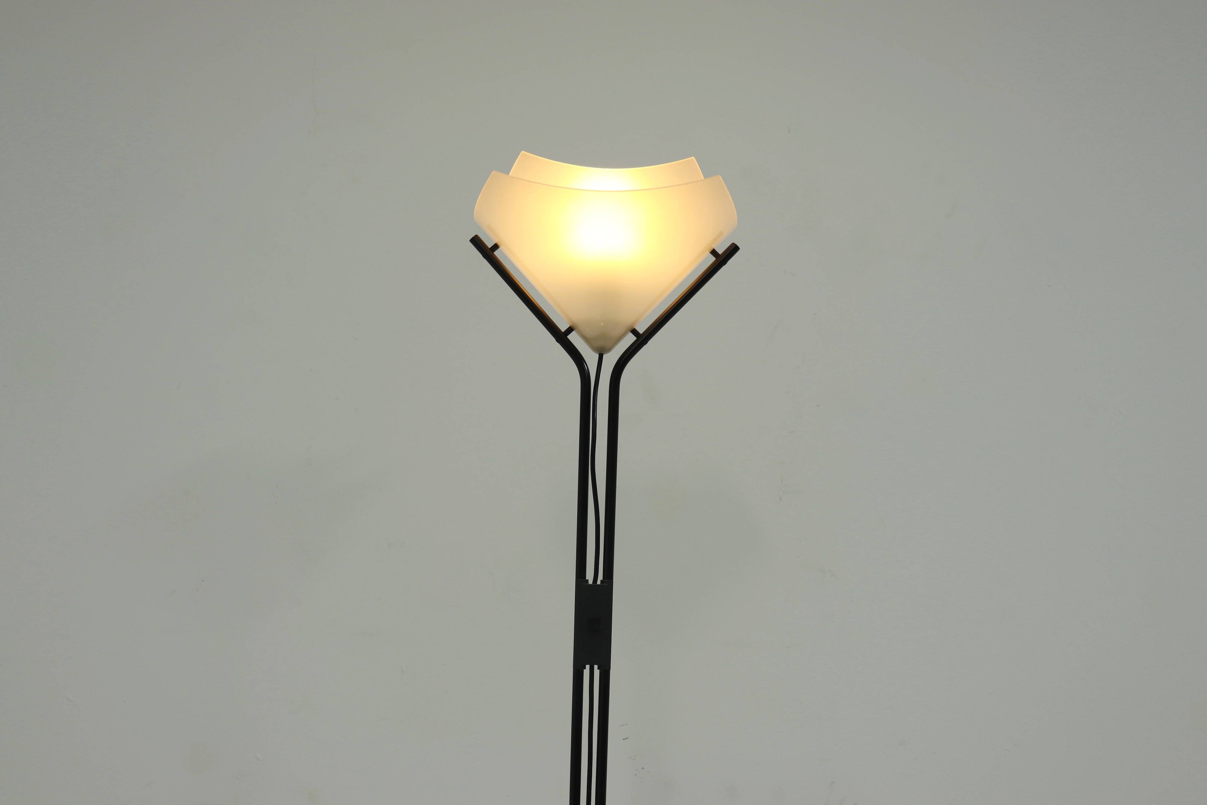 Delphi Floor Lamp by Otto Heuvelink & William Ter Kuile for Indoor, 1980s