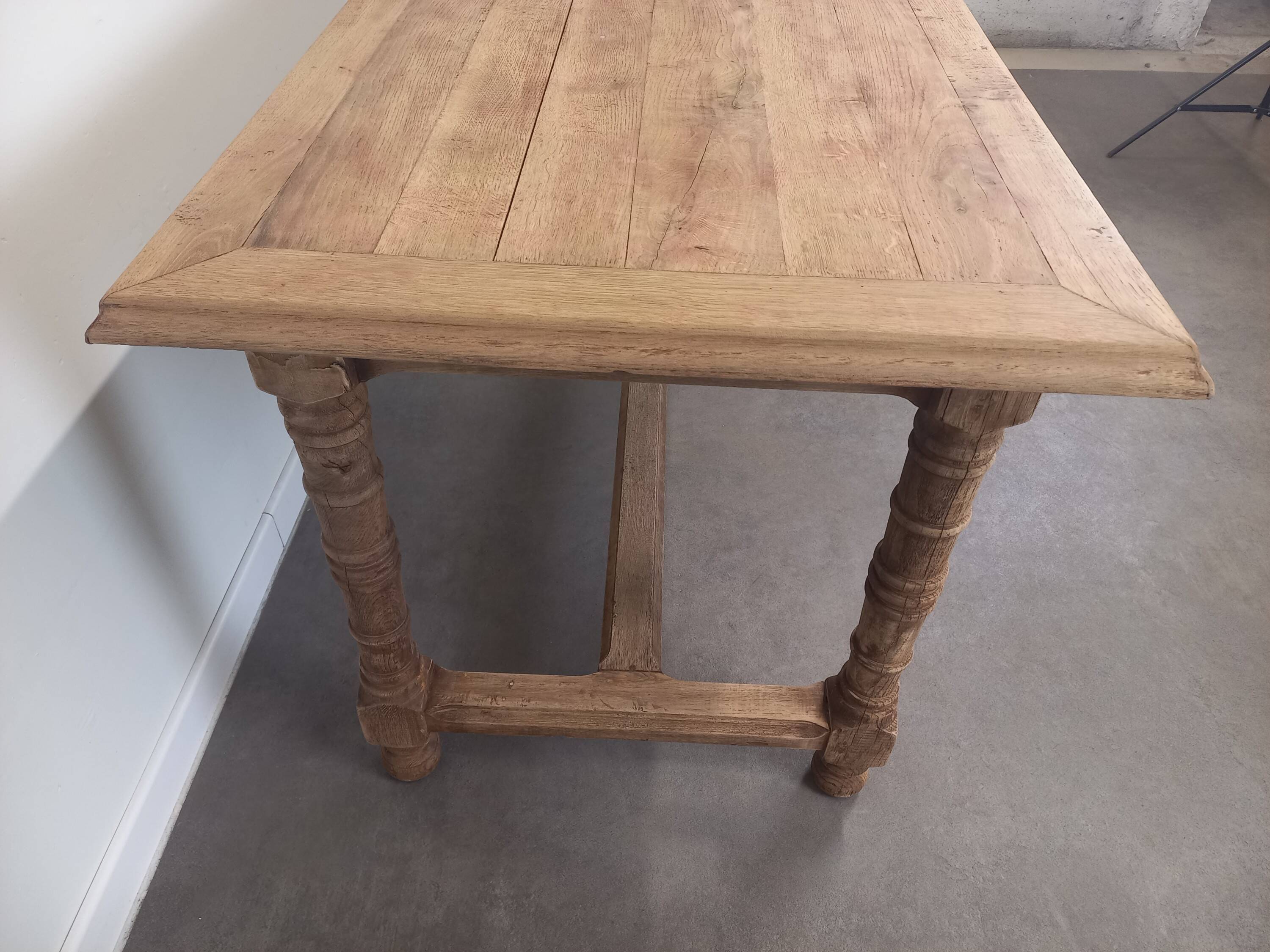 Oak farm table 158 cm