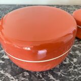 Pull-out boxes in bakelite lacquered 70s