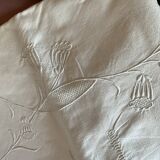 Old linen/cotton embroidered sheet