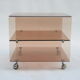 Plexiglas lucite side table by Michel Dumas for Roche Bobois, 1970s
