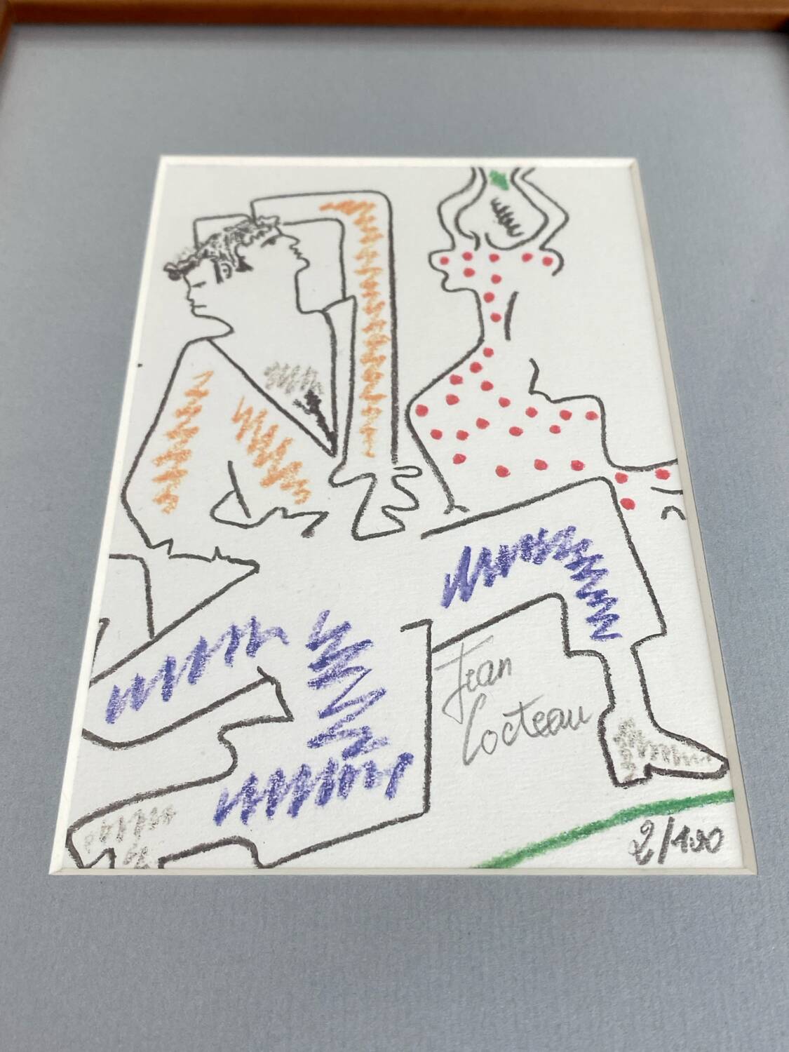 Lithographie "Danseurs de Flamenco", Jean Cocteau